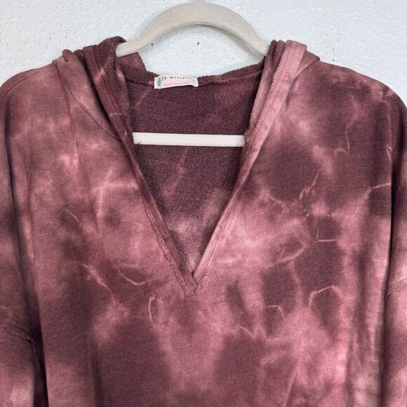 Free People Movement Romper Womens Large Tie Dye Hooded Jumpsuit Terry Cloth L - Picture 4 of 12